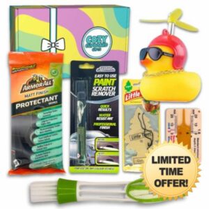 'I've Passed My Driving Test' Gift Box - 6pc Practical Car Essential Accessories - Everything a New Driver Needs - Congratulations on Passing Your Driving Test - Just Passed Driving Test Gifts