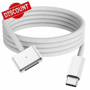 BOUTOP USB C to Mag-Safe 3 Cable 140W PD Fast Charging USBC Mag Safe 3 Charging Cable Compatible with MacBook Pro M1 2021/M2 2023(14”/16”)