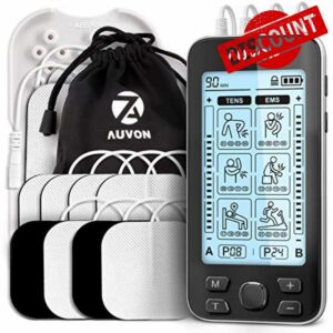 AUVON 4 Outputs TENS Machine for Pain Relief