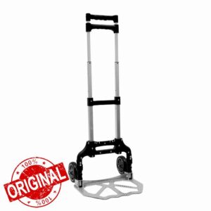 SQ Professional Heavy Duty Aluminium Sack Truck- Adjustable Hand Truck - Folding Trolley Cart - Foldable Truck - Multi Purpose Sack Barrow with Wheels - 70kg Load Capacity