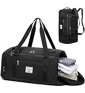 Laipwit Travel Duffel Bag for Men, Sports Gym Duffle Bag with Shoes Compartment & Wet Pocket, 40L...