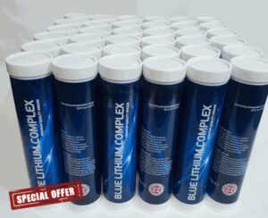 Generic EXOL BLUE LITHIUM COMPLEX GREASE CARTRIDGES 400GM BOX OF 36