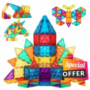 LeagoEra 3D Magnetic Tiles for Kids