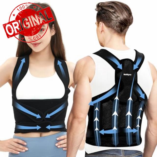 WellSync Back Support Brace Posture Corrector for Women Men