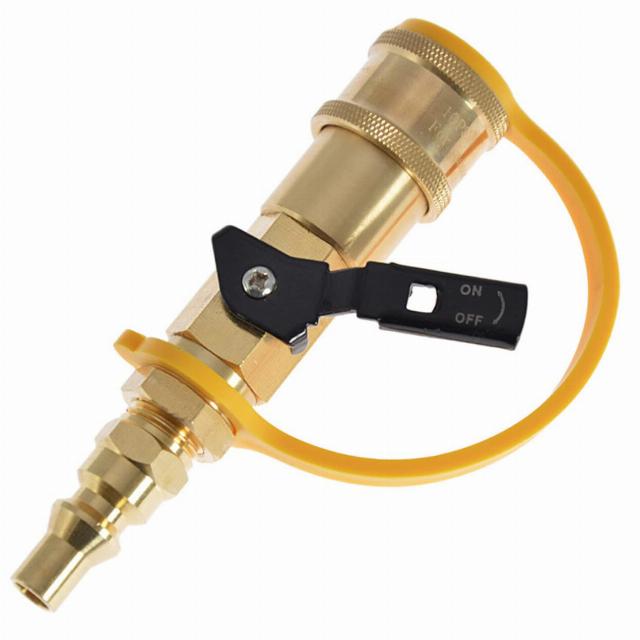 POPETPOP 1 Set Rv Hookup and Fittings Quick Connect Fittings Hose Adapter 1/4 Quick Connect 1/4 Quick Connect Fittings Gas Line Quick Connec