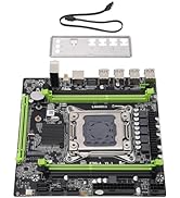 Dpofirs X99 Motherboard CPU Combo, LGA 2011-3 E5 2620 V3 CPU Motherboard Set Support 4 Channel DD...
