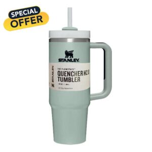 Stanley Cup 40oz Water Bottle Stainless Ice Cup Steel Double Insulated Cup Automobile Cup with Handle Bingba Beer Cup Vintage Mug Bottle