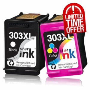 starink 303XL Ink Cartridges Replacement for HP 303 Ink Cartridges Compatible With HP ENVY Photo 6220 6230 6234 6252 6255 6258 7100 7120 7134 7820 7830 7155 7865 TANGO TANGO X