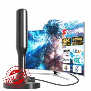 DTB TECH TV Aerial - Freeview Digital TV Aerial Indoor