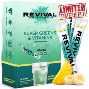 Revival Super Greens Powder with Electrolytes