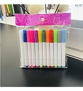 Furrbudie 12pcs Led Message Note Neon Colours Pen, Led Message Board Marker, Dry Erase Highlighte...