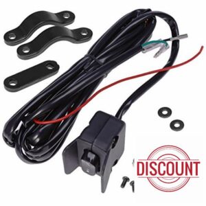 12V Winch Rocker Thumb Switch with Mounting Bracket Handle Control Switch Compatible with Warn Ramsey Superwinch KFI UTV