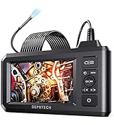 DEPSTECH Dual Lens Industrial Endoscope, 1080P Digital Borescope Inspection Camera with 7.9mm IP6...