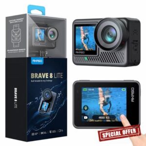AKASO Brave 8 Lite Waterproof Action Camera - 4K60 Ultra HD Video
