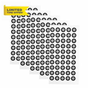 VILLFUL 5 Sheets Scanner Marked Dots 3D Scan Points 3D Scanning Spray Small Scanner 3D Scan Marking Point Film Scanner Lidar 3D Scanner The Pet Refer to Reflective