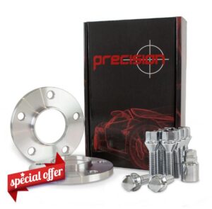 Precision | Hubcentric Wheel Spacers 12mm | Intended for BMW E Series | PCD: 5x120 | 72.6mm | Taper Bolts & Locking Bolts