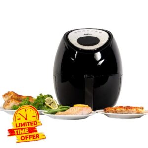 Total Chef Electric Air Fryer Oven 3.6L Touchscreen Controls Digital Air Fryers 7 Smart Cooking Presets Adjustable Temperature and Timer Non-Stick Basket Quick and Easy Meals