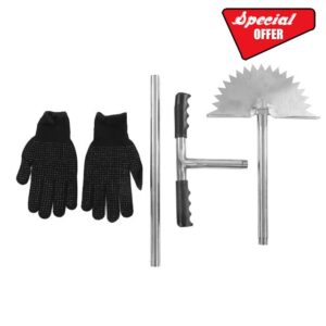 Tyenaza Stainless Steel Manual Lawn Edger