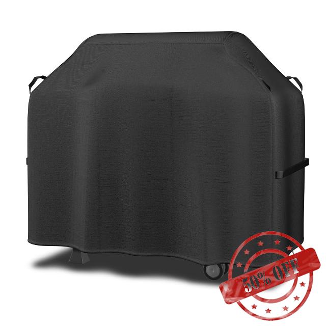 Falflor Barbecue Covers 183x66x130cm Gas BBQ Cover Waterproof Outdoor Gas Grill BBQ Cover 600D Oxford Heavy Duty Large BBQ Cover Windproof Dustproof Rip Proof Cover for BBQ