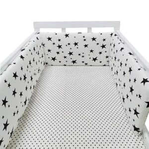 Aocase Breathable Crib Bumper Cot Bumper Breathable Mesh Cot Liner Crib Rail Cover Baby Crib Bumper Baby Boys Girls Nursery Breathable Crib Bedding Baby Bed Bumper