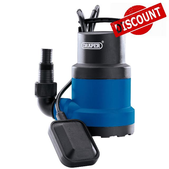 Draper 98912 250W Submersible Water Pump with Float Switch