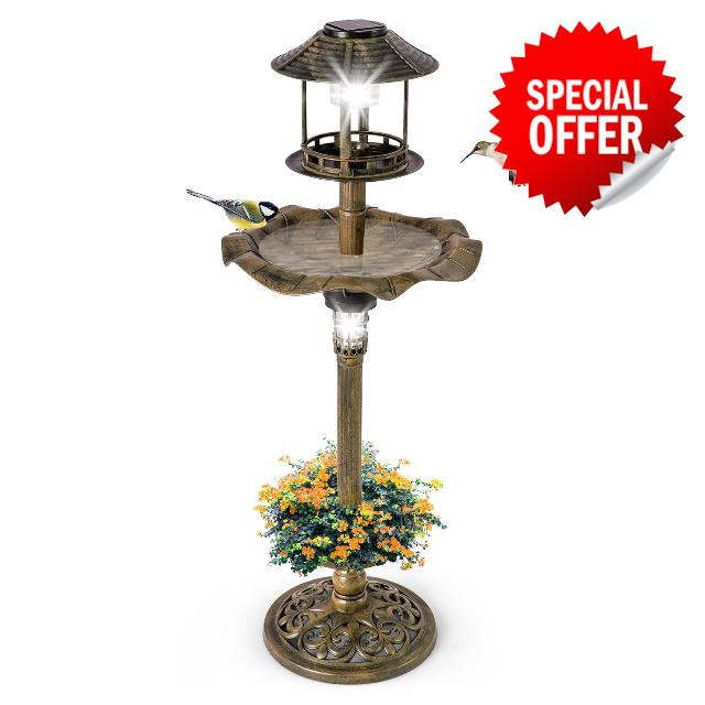 COSTWAY Bird Feeder and Bath