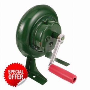 BESPORTBLE Fire Blower Hand Blower Hand Crank Bbq Fan for Outdoor Barbecue and Camping Handheld Iron Wind Mill Gas Fireplace Fan Blowe