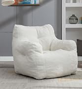 DEKKETO Teddy Swivel Cuddle Chair, Round Accent Tub Armchair with 360° Rotating Metal Base, Comfy...