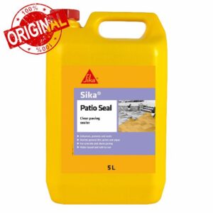 Sika Patio Seal Paving | Water Base Sealer and Appearance Enhancer for New and Recently Cleaned Paving - Clear - 5 Litre
