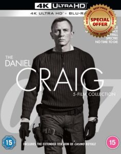 Daniel Craig 5-Film Collection [4K Ultra HD] [2021] [Blu-ray] [Region Free]