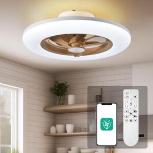 CHANFOK Ceiling Fan with Light (Wood)