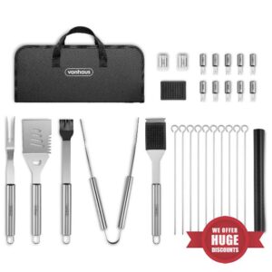 VonHaus BBQ Tool Set with Case