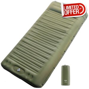 Origem Self Inflating Camping Mat - 14CM Upgraded Sleeping Mat with Built-in Pump