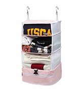 ELEZAY Hanging Packing Cubes Transformable Garment Closet Organisers Storage for Suitcases Carry ...