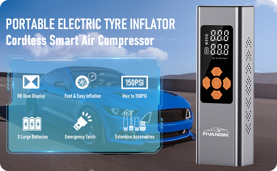 Portable Tyre Inflator, 1