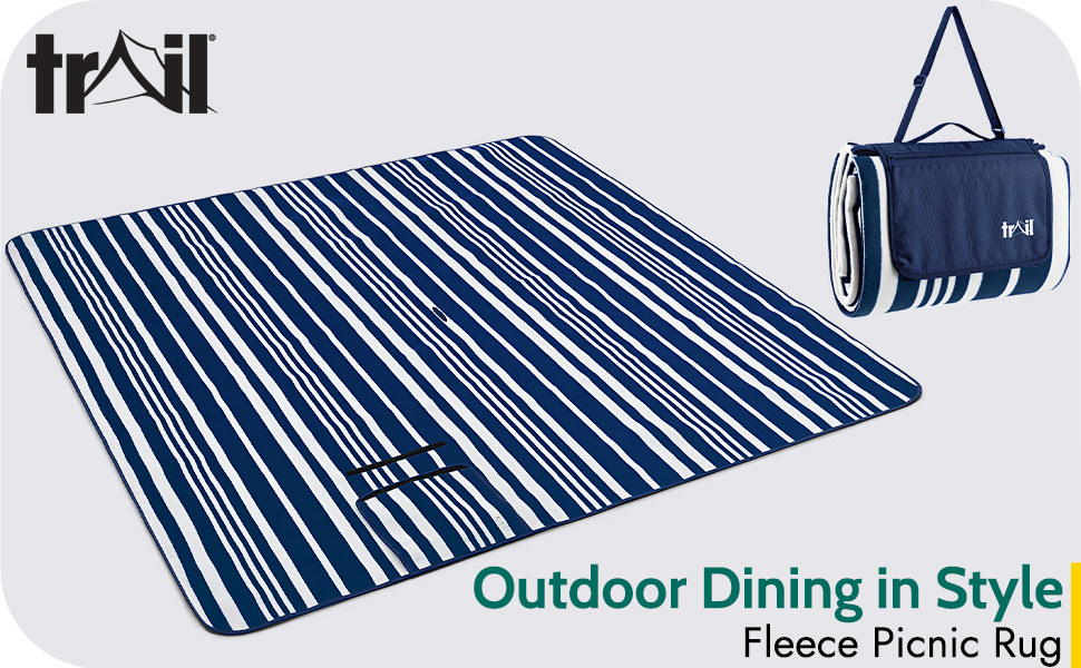 Soft Fleece Waterproof Picnic Rug
