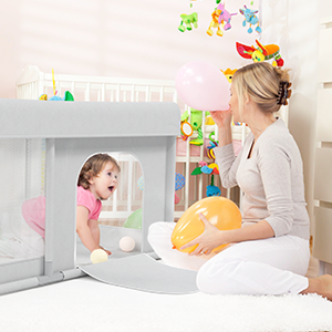 Safe Height, baby can't climb out.