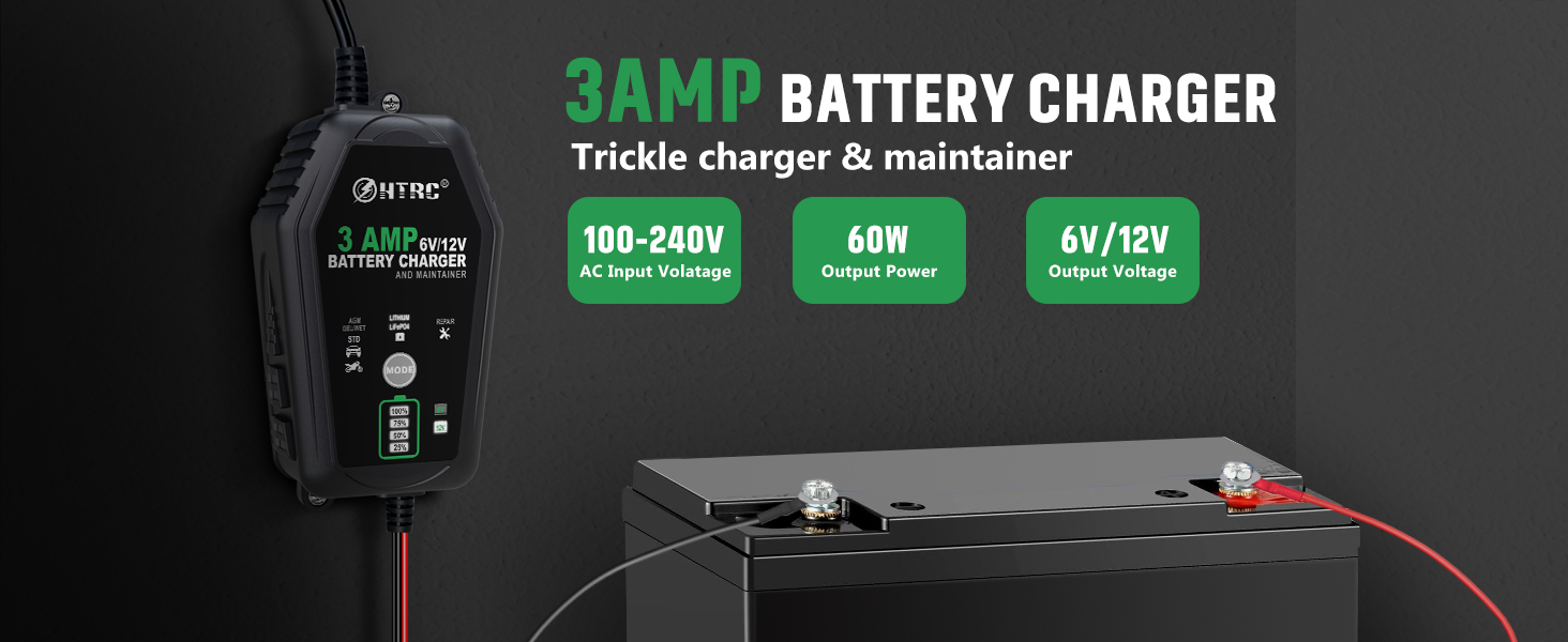 trickle charger for car battery