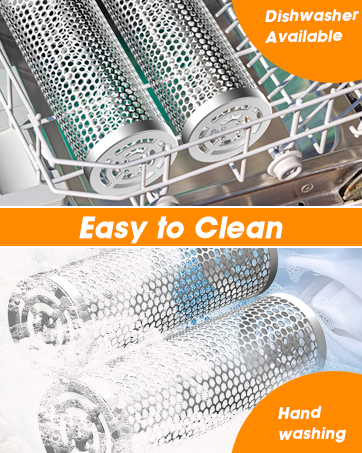 Rolling Grill Baskets, Cooking bbq accessories for Outdoor Grilling, Gift Basket for Bbq