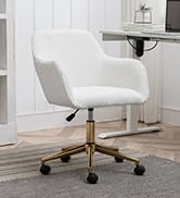 DEKKETO Recliner Armchair With Footstool, Leather Swivel Reclining Chairs With Heat And Massage, ...