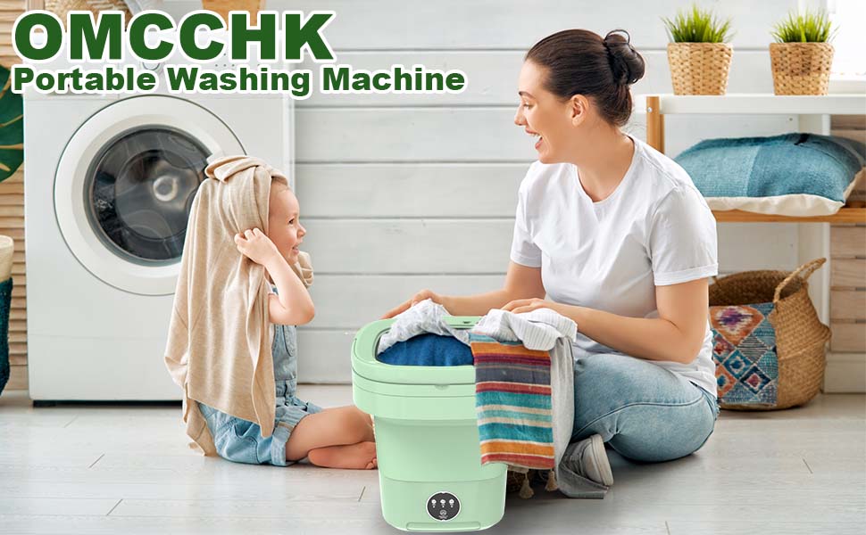 Portable Washing Machine Green