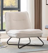 DEKKETO Blue Teddy Swivel Desk Chair, Makeup Vanity Chair with Wheels, Height Adjustable Dressing...