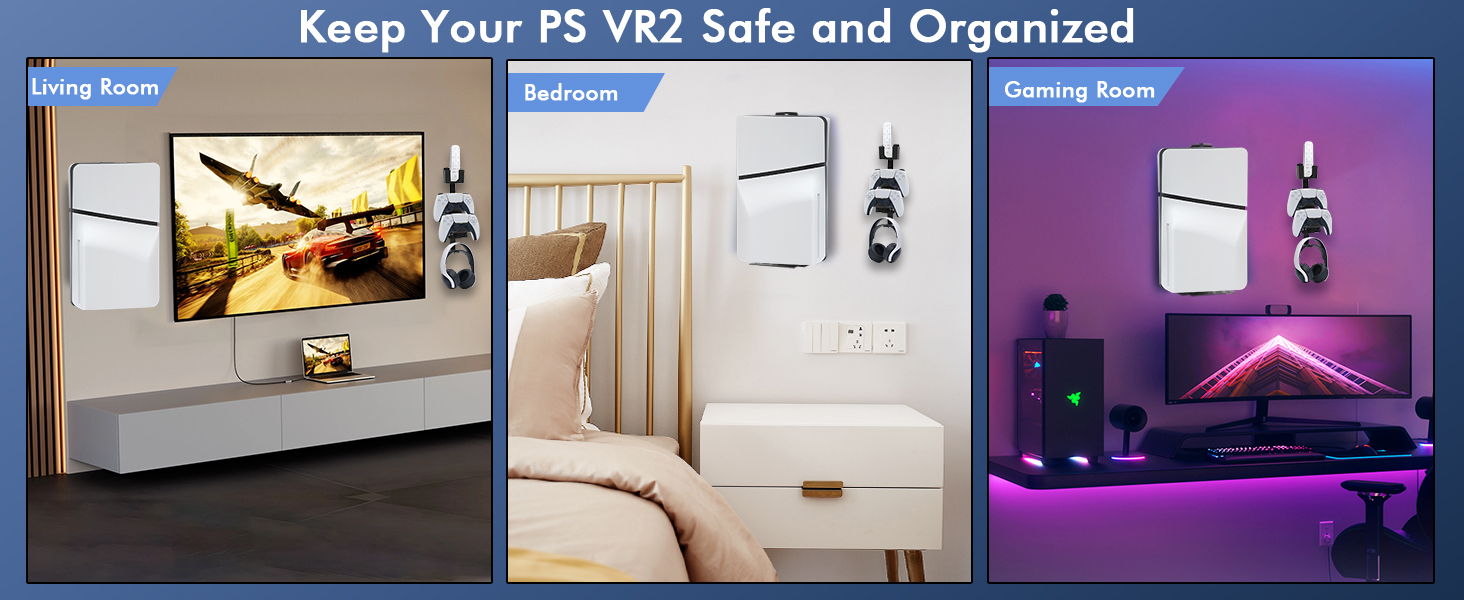 PS5 Slim controller wall bracket holder