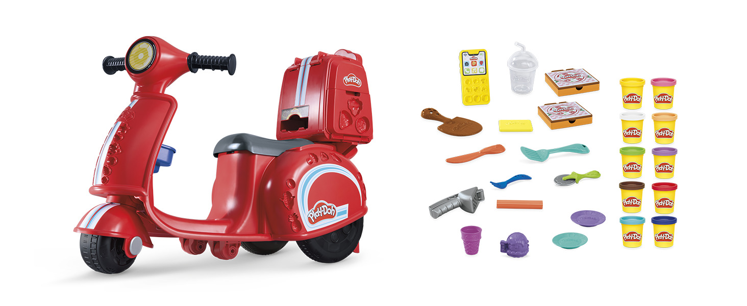 F8803 B0CFS2B938 PD PIZZA DELIVERY SCOOTER PLAYSET