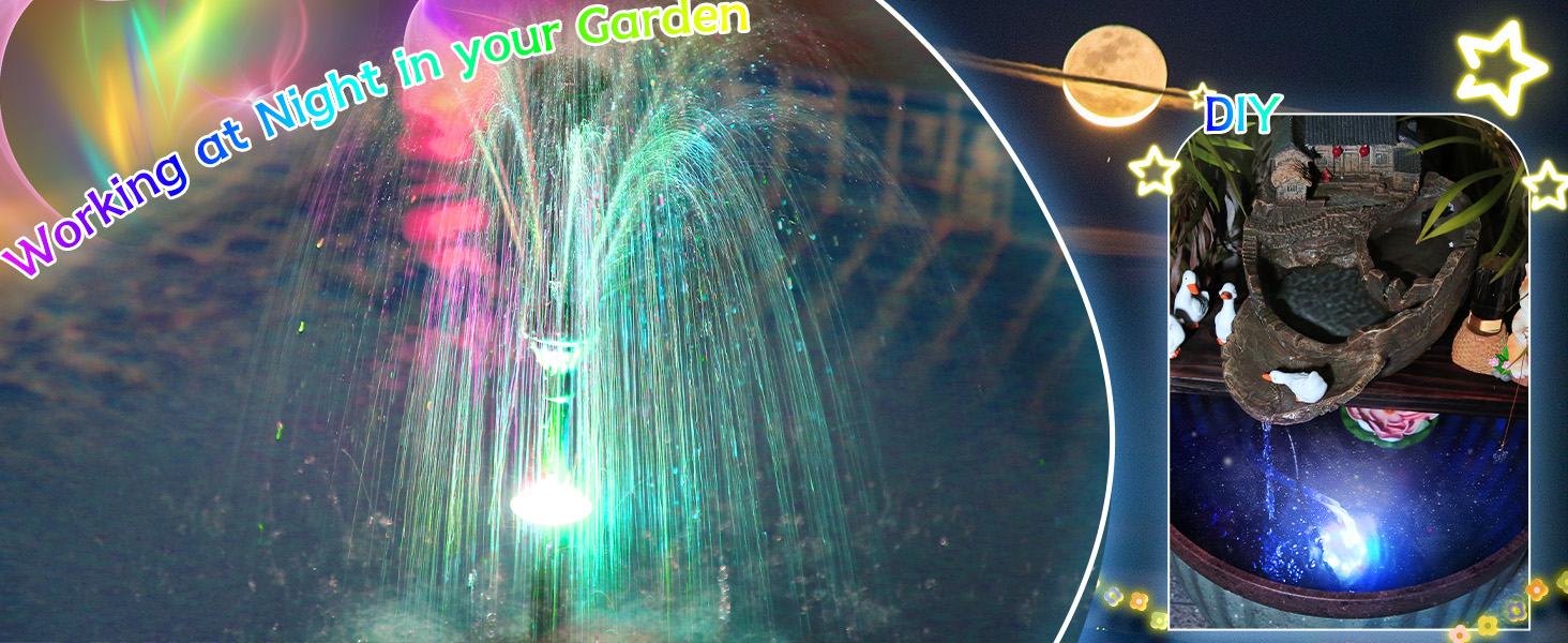 solar water fountain