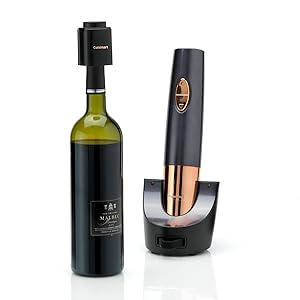 Cuisinart, style, wine opener, bottle opener, electric wine opener, corkscrew