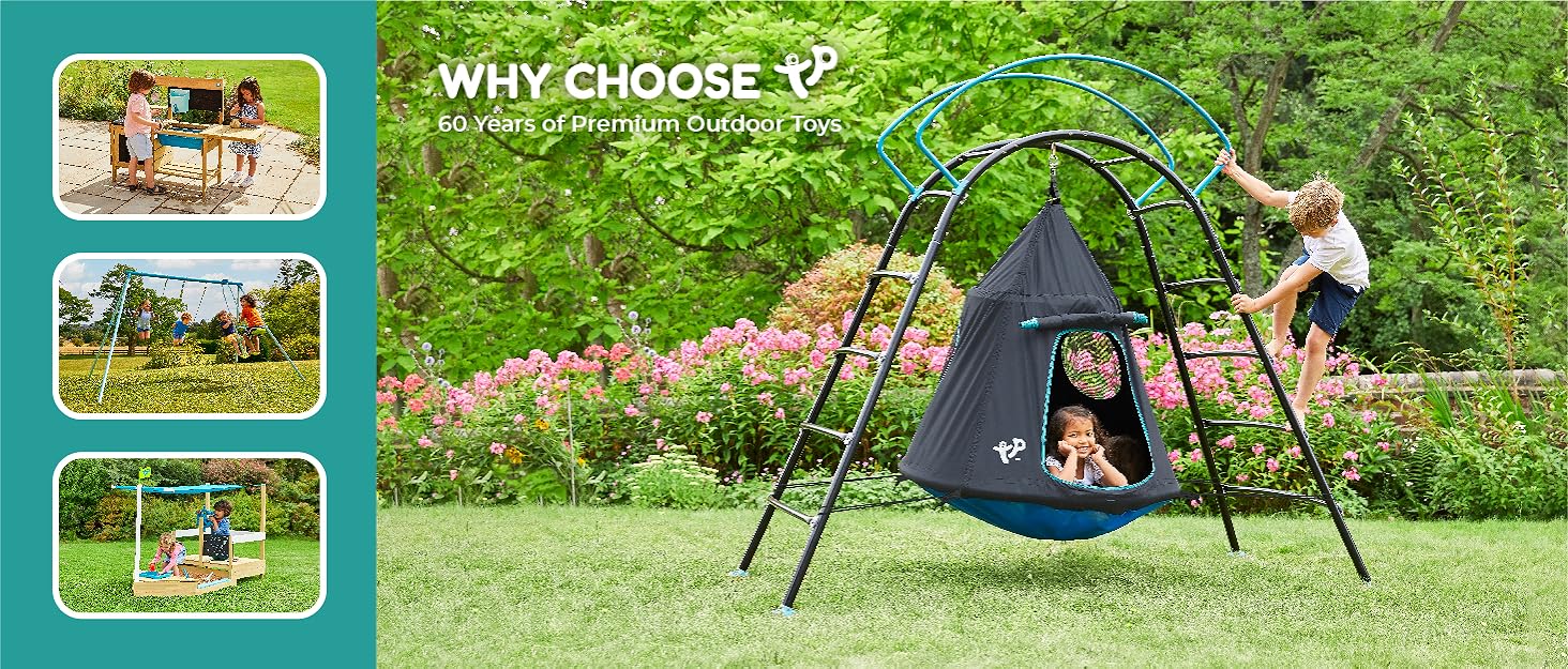 tp toys outdoor play toys climbing frames slides swings play equipment for kids