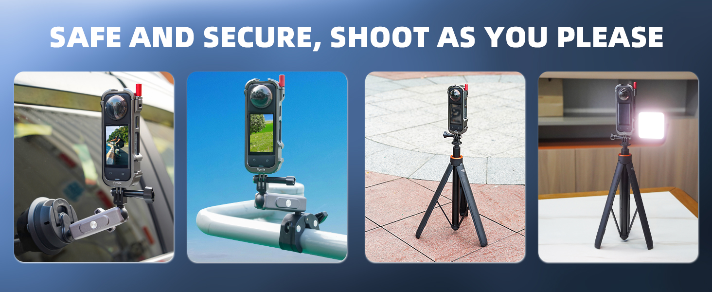 for Insta360 X4 Utility Frame with 1/4