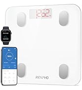 RENPHO Body Tape Measure for Weight Loss, Smart Body Measuring Tape for Body Measurements, Fitnes...