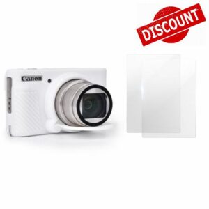 VOVMOEYA SX740 Camera Case Accessories Set[with 2 LCD Tempered Films]